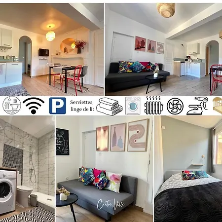 Apartment Totoro @ Free Parking/wifi/draps Thiers