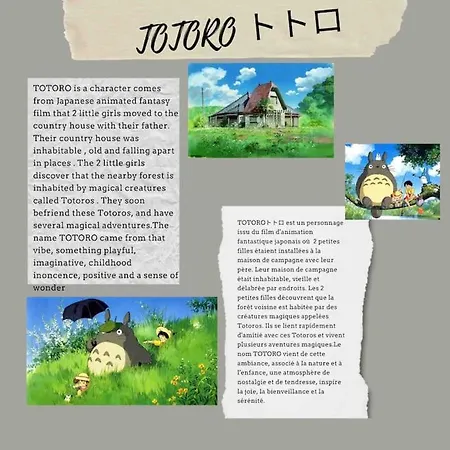 Apartment Totoro @ Free Parking/wifi/draps *